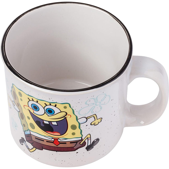 Spongebob Squarepants I'm Ready Ceramic Camper Mug 20 oz