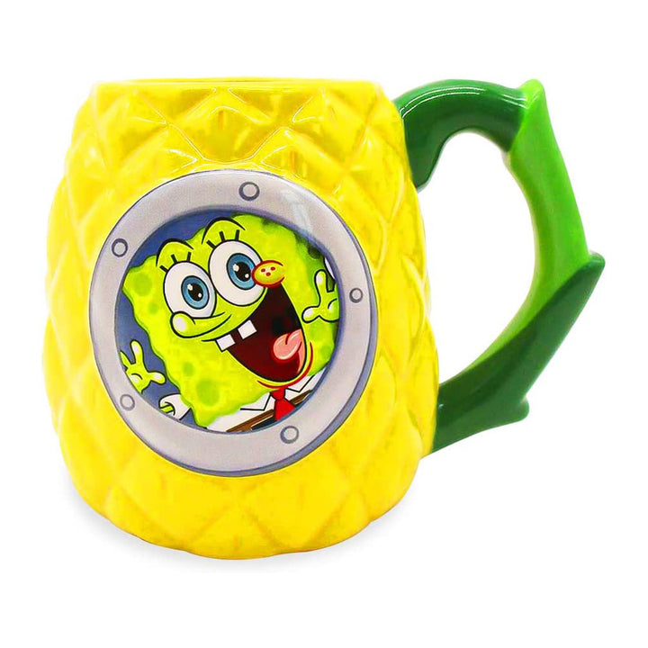 Spongebob Window 3D Sculpted Ceramic Mug 20 oz