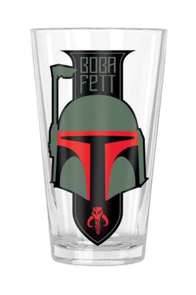 Star Wars Boba Fett Pint Glass 16 oz