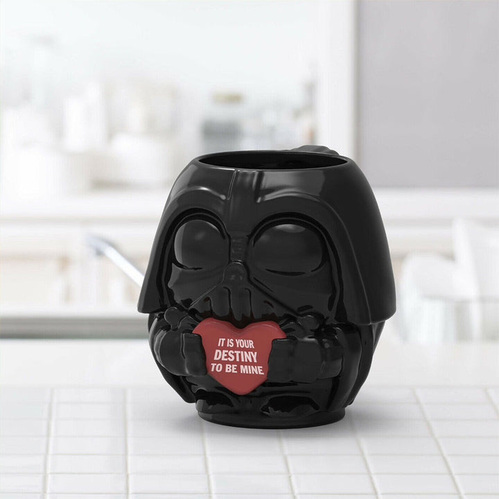 Star Wars Darth Vader Valentines Day Mug 15 oz Left Side