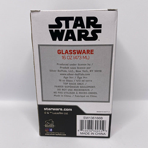 Star Wars Employee of The Month Pint Glass 16 oz Back
