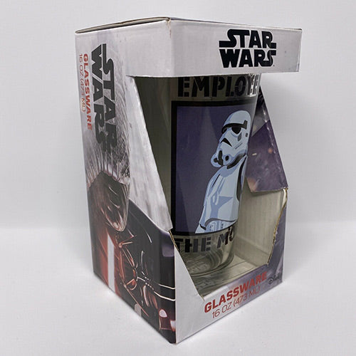 Star Wars Employee of The Month Pint Glass 16 oz Left Side