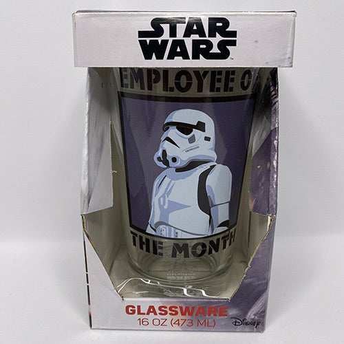 Star Wars Employee of The Month Pint Glass 16 oz