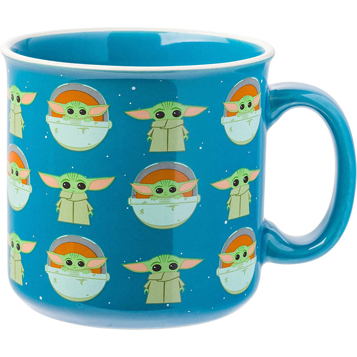 Star Wars Mandalorian The Child All Over Camper Mug 20 oz