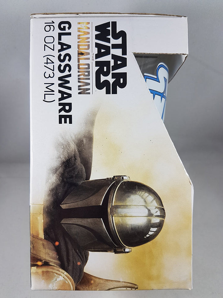 Star Wars The Mandalorian Grogu Pint Glass 16 oz
