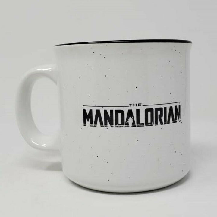 Star Wars The Mandalorian Helmet Mug 20 oz Back
