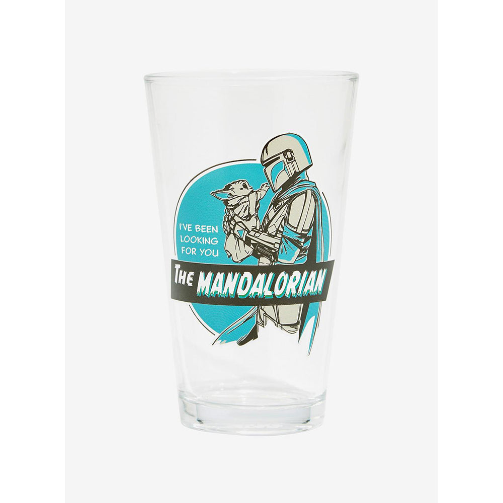 Star Wars The Mandalorian and The Child Pint Glass 16 oz – Shadow