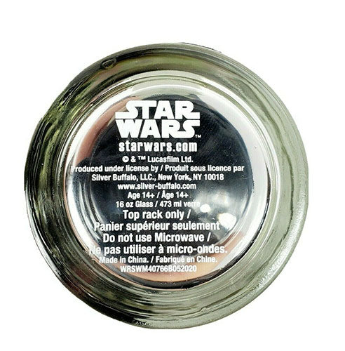 Star Wars The Mandalorian The Child Pint Glass 16 oz Bottom