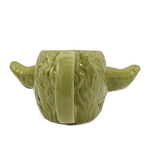 Star Wars Yoda 3D Sculpted Mug 20 oz Back