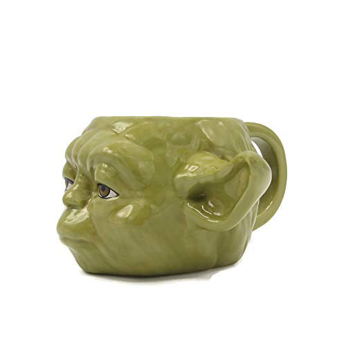 Star Wars Yoda 3D Sculpted Mug 20 oz Side