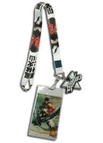 Street Fighter V Ryu Lanyard W/ Logo Charm