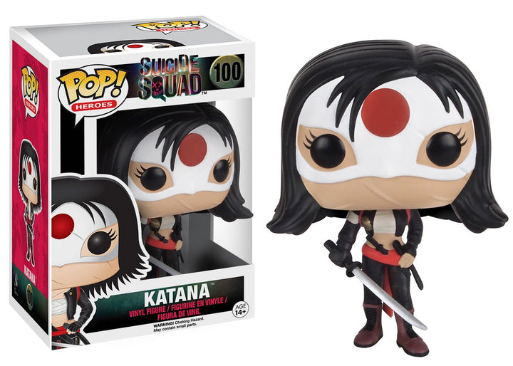 Suicide Squad Katana Funko POP Figure & Box Shadow Anime