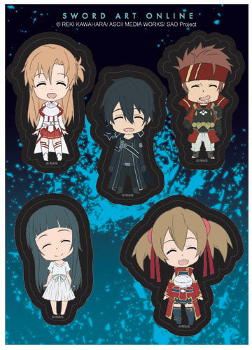 Sword Art Online Happy Characters Sticker Set
