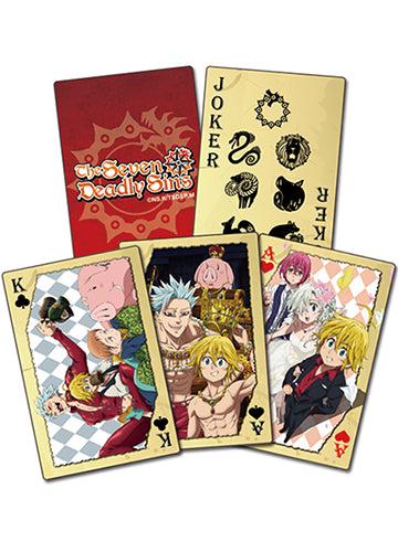 The Seven Deadly Sins Group Poker Playing Cards