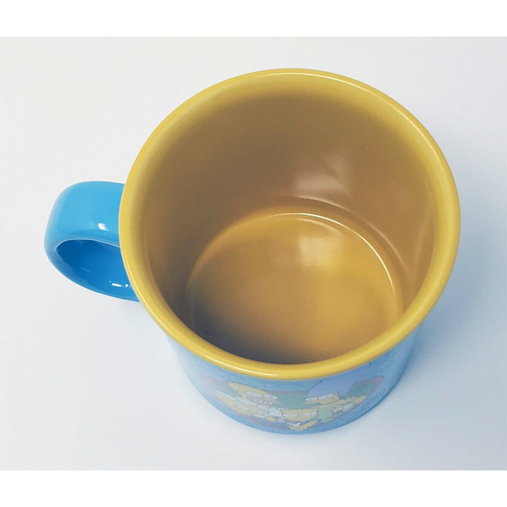The Simpsons Family Portrait Town Characters Ceramic Mug 20 oz Top