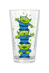 Toy Story Stacked Aliens Pint Glass 16 oz