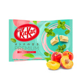 Nestle Japanese Kit Kat Peach Mint Flavor Limited Edition Stock Photo