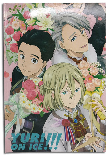 Yuri On Ice!!! Group Flowers Journal Hardcover Notebook