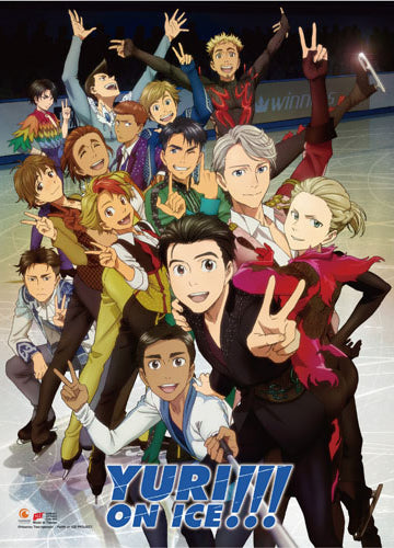 Yuri On Ice New Key Art Wall Scroll
