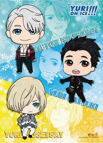 Yuri On Ice SD Characters Wall Scroll