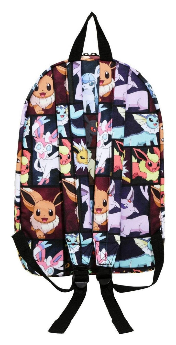Pokemon Eevee Evolutions All Over Backpack Back