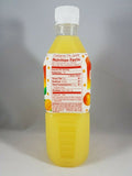 Calpico Mango Flavor Non-Carbonated Soft Drink Soda 16.9oz Back