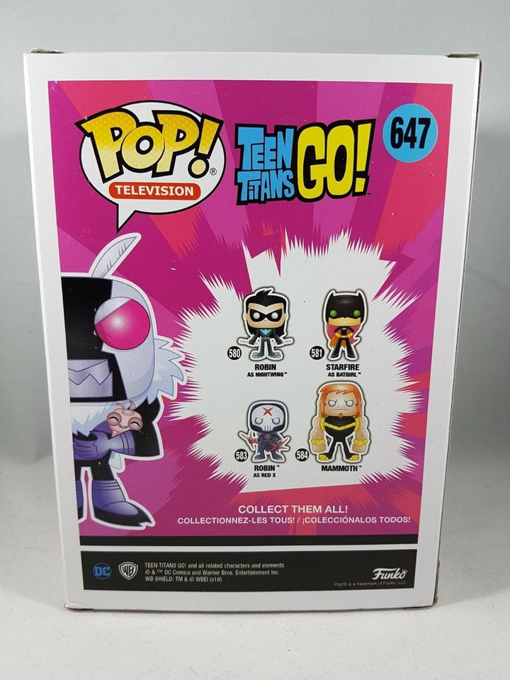 Teen Titans Go! Killer Moth Funko POP Figure #647 SDCC 2019 Summer Exclusive Back