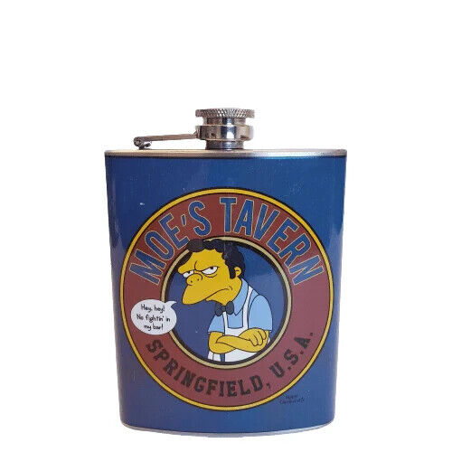 The Simpsons Moe's Tavern Flask 7 oz
