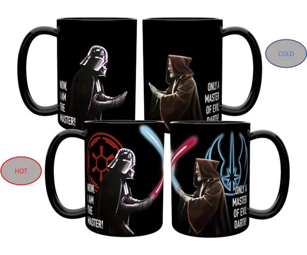 Star Wars Vader Obi-Wan Color Change Mug 15oz