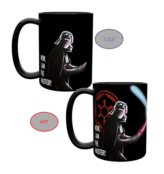 Star Wars Vader Obi-Wan Color Change Mug 15oz